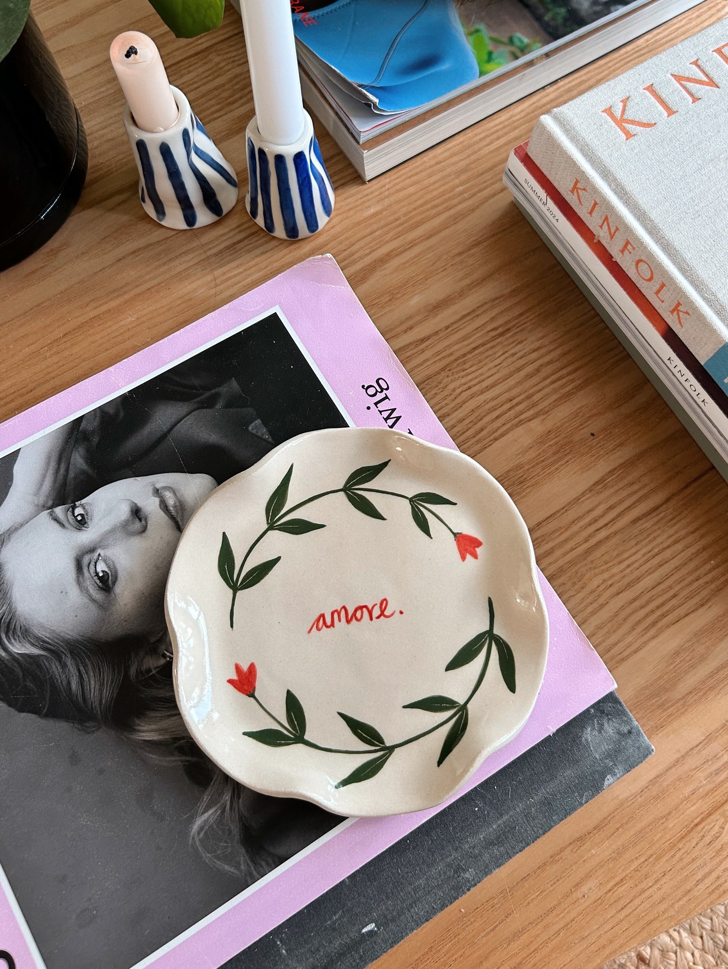 Amore Small Stoneware Plate