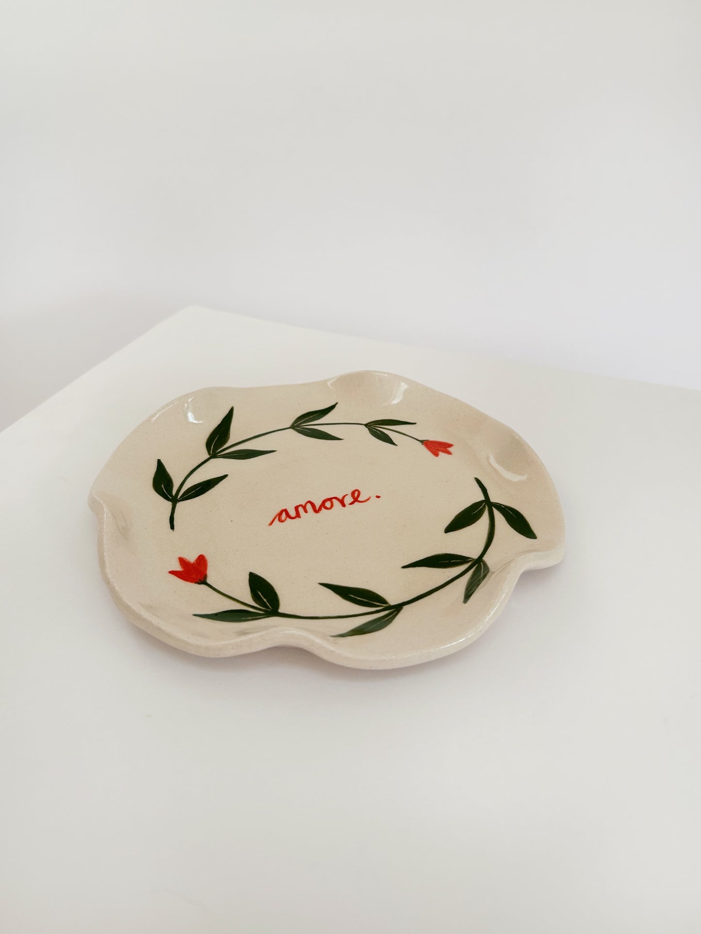 Amore Small Stoneware Plate