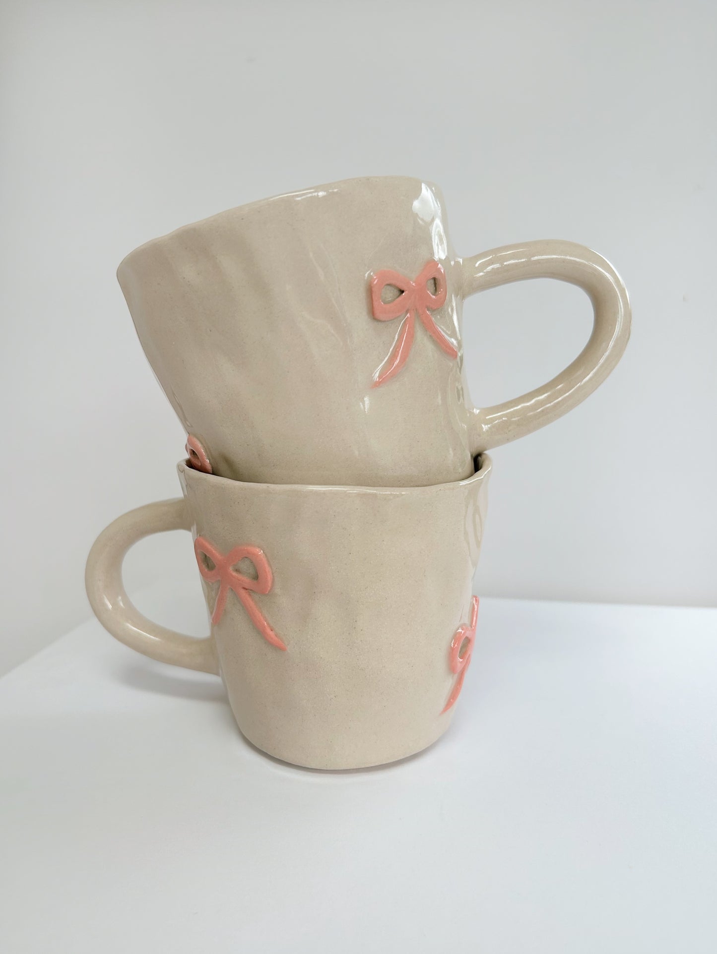 Bow Handmade Stoneware Mug