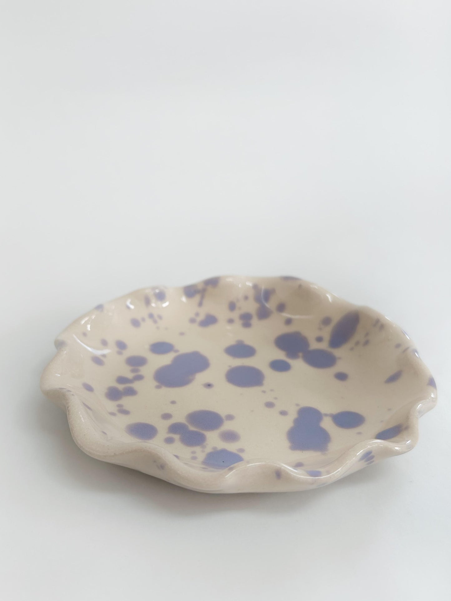 Frilled Stoneware Jewellery Dishes