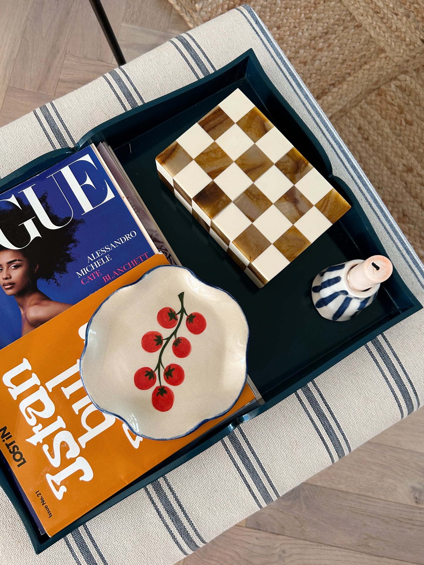 Tomato Handmade Stoneware Plate