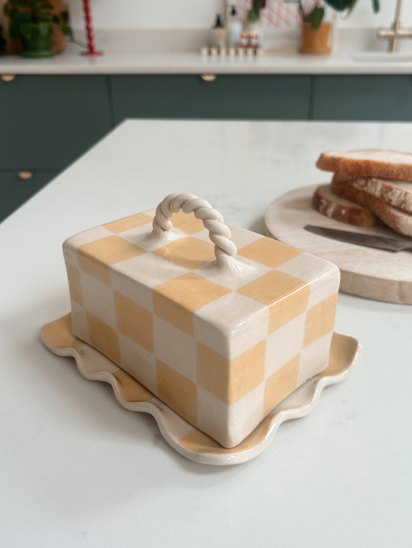 PRE-ORDER Checkerboard Butter Dishes