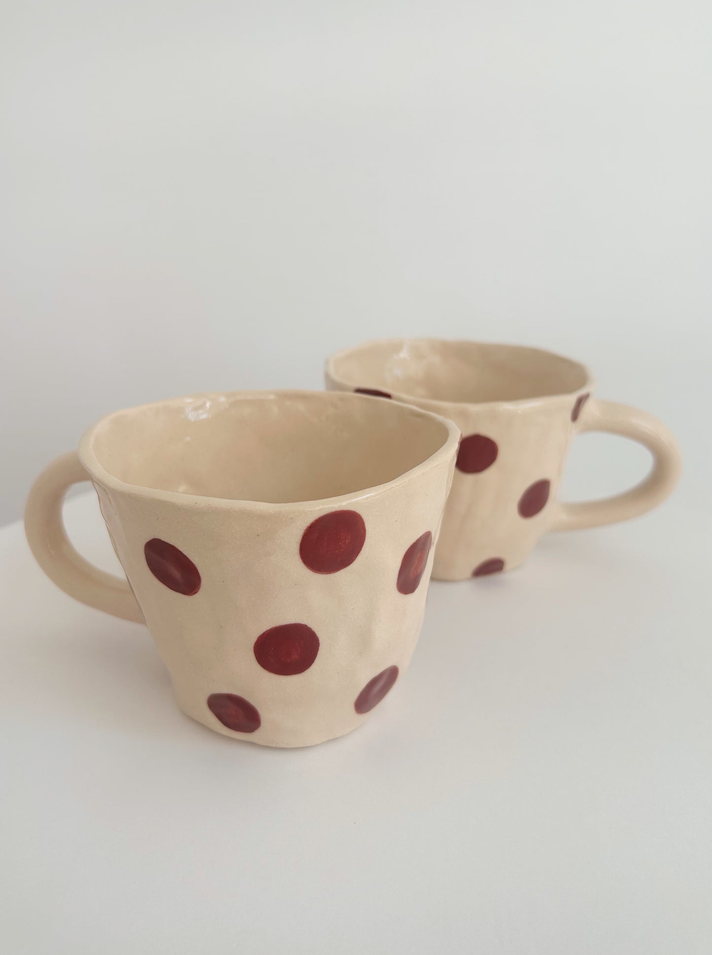 Polka Dot Handpinched Mug