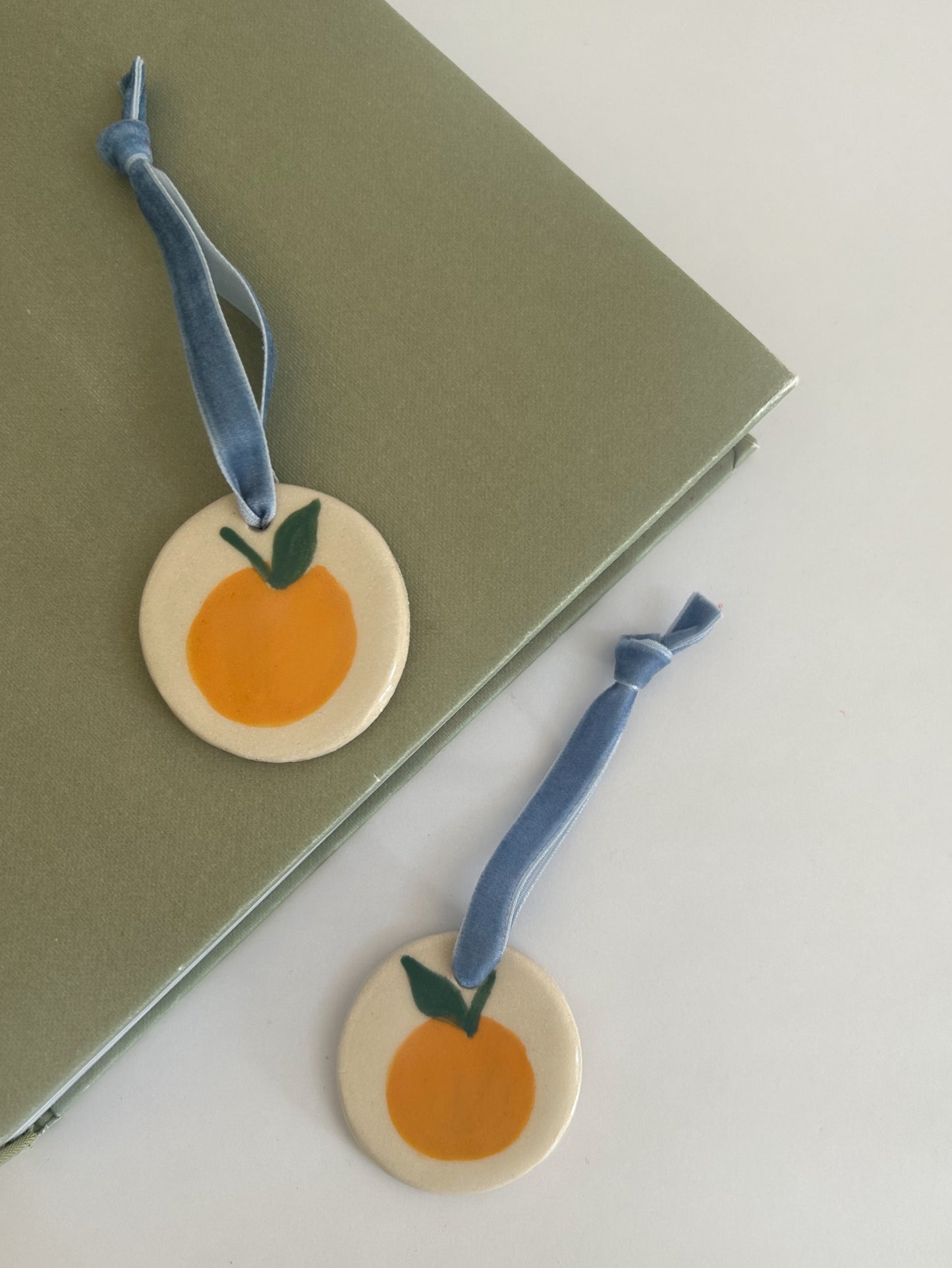 Pair of Clementine Ornaments