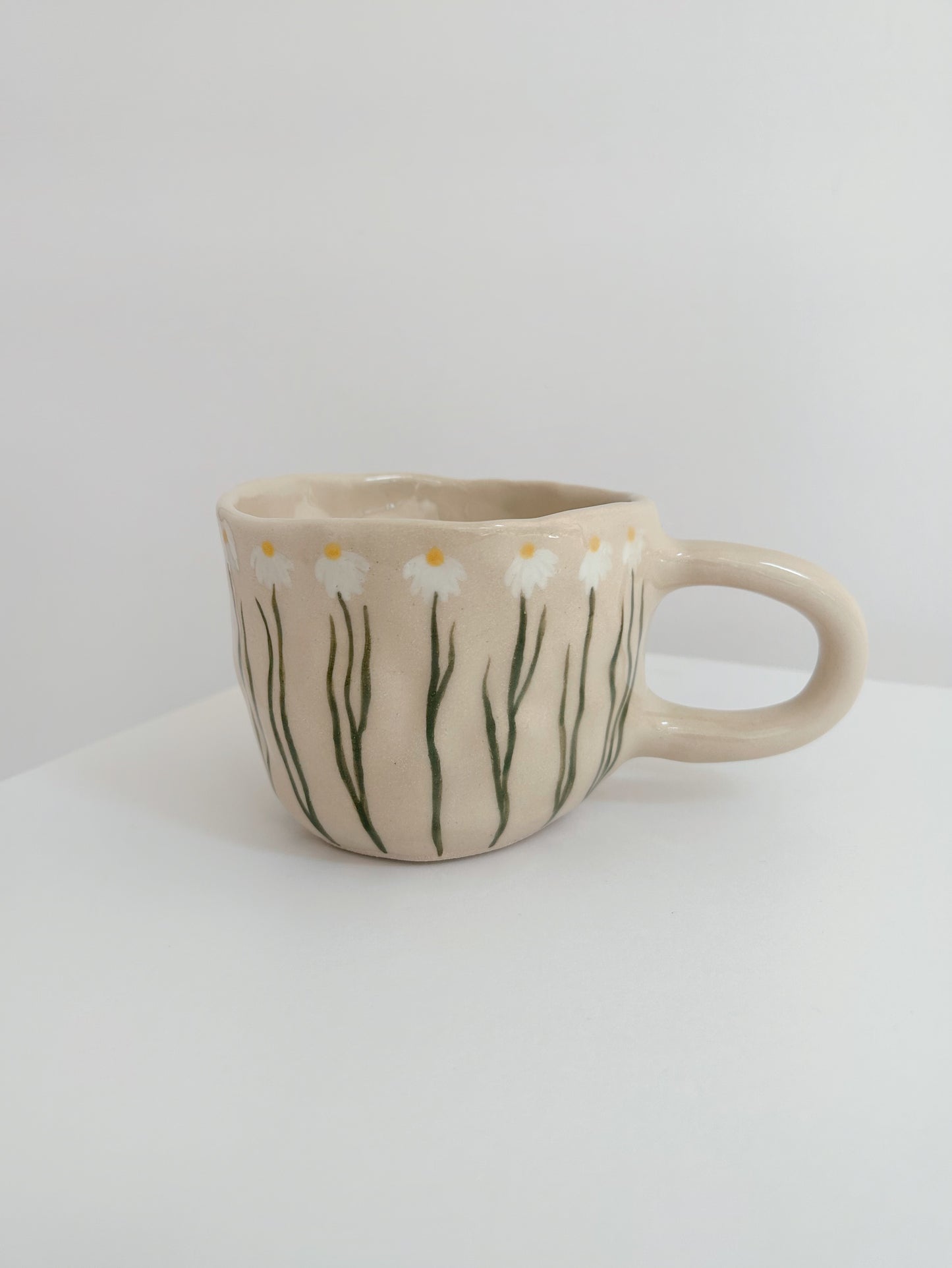 Daisy Handmade Stoneware Mug
