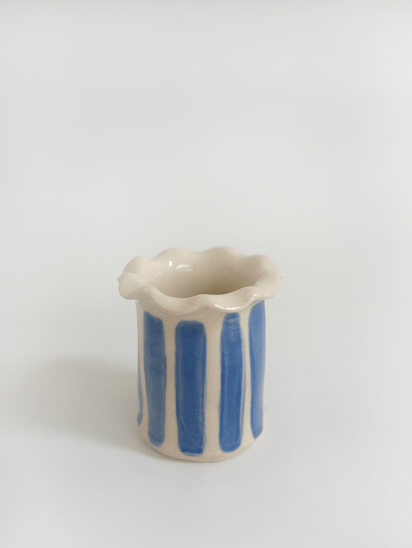 Wavy Stoneware Match Holders