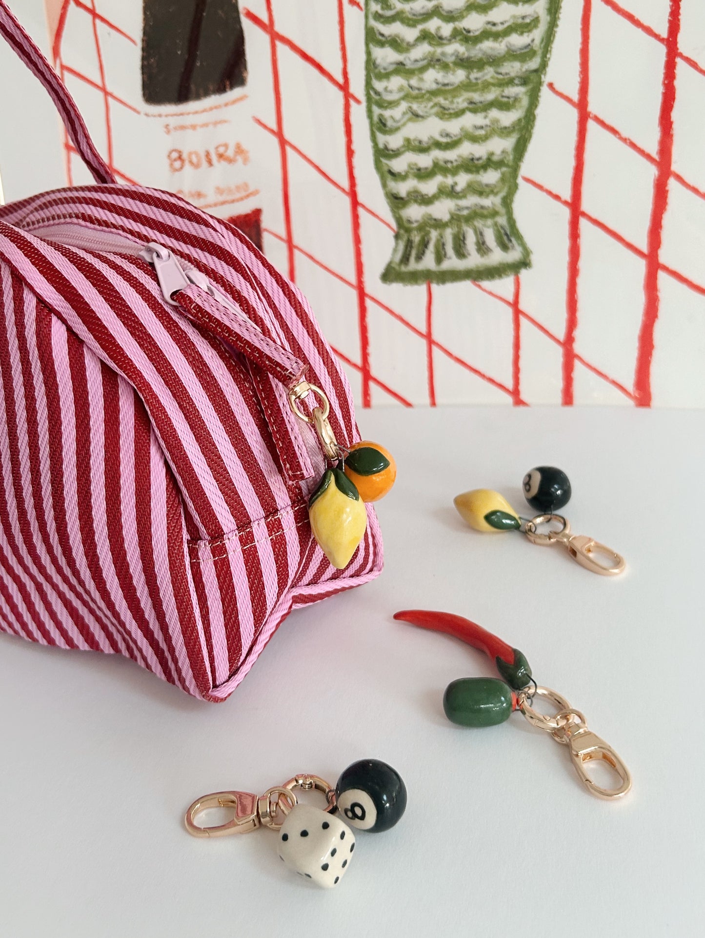 Ceramic Bag Charms