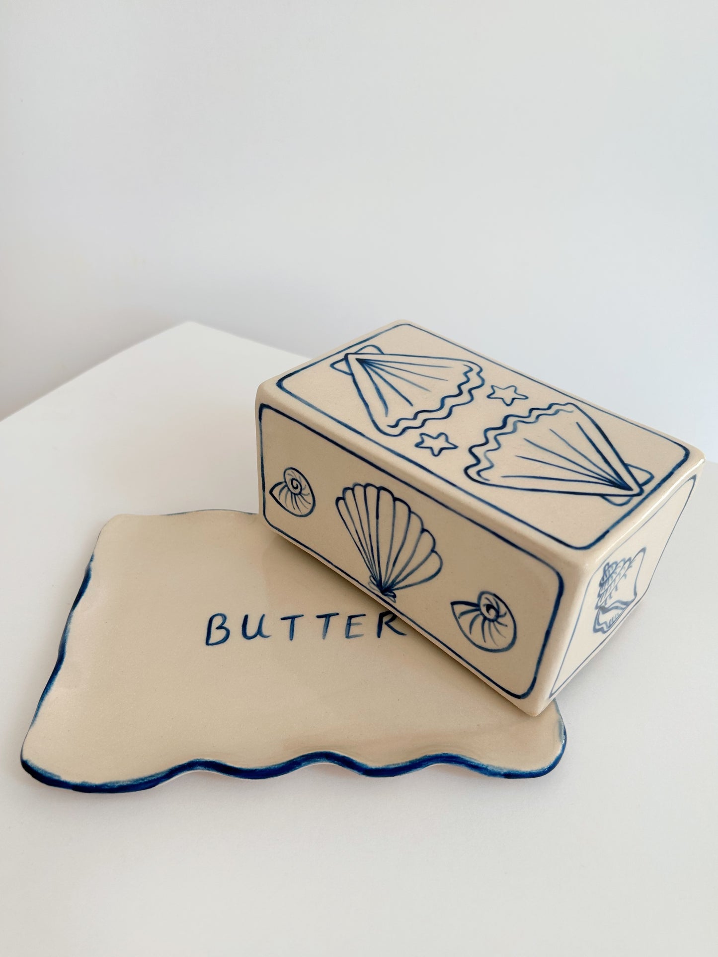 PRE-ORDER Seashell Butter Dish