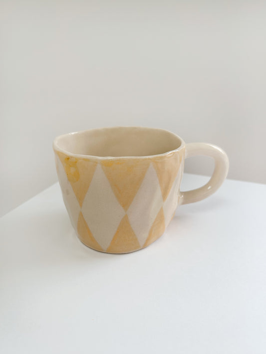 Butter Yellow Harlequin Mug