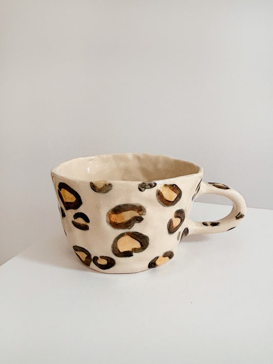 Leopard Print Handmade Mug