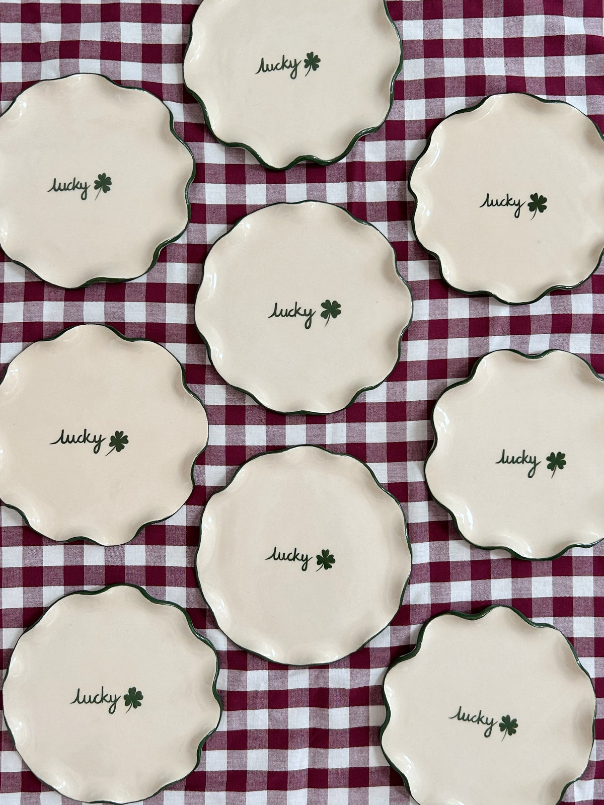 Lucky Handmade Stoneware Plate PRE-ORDER