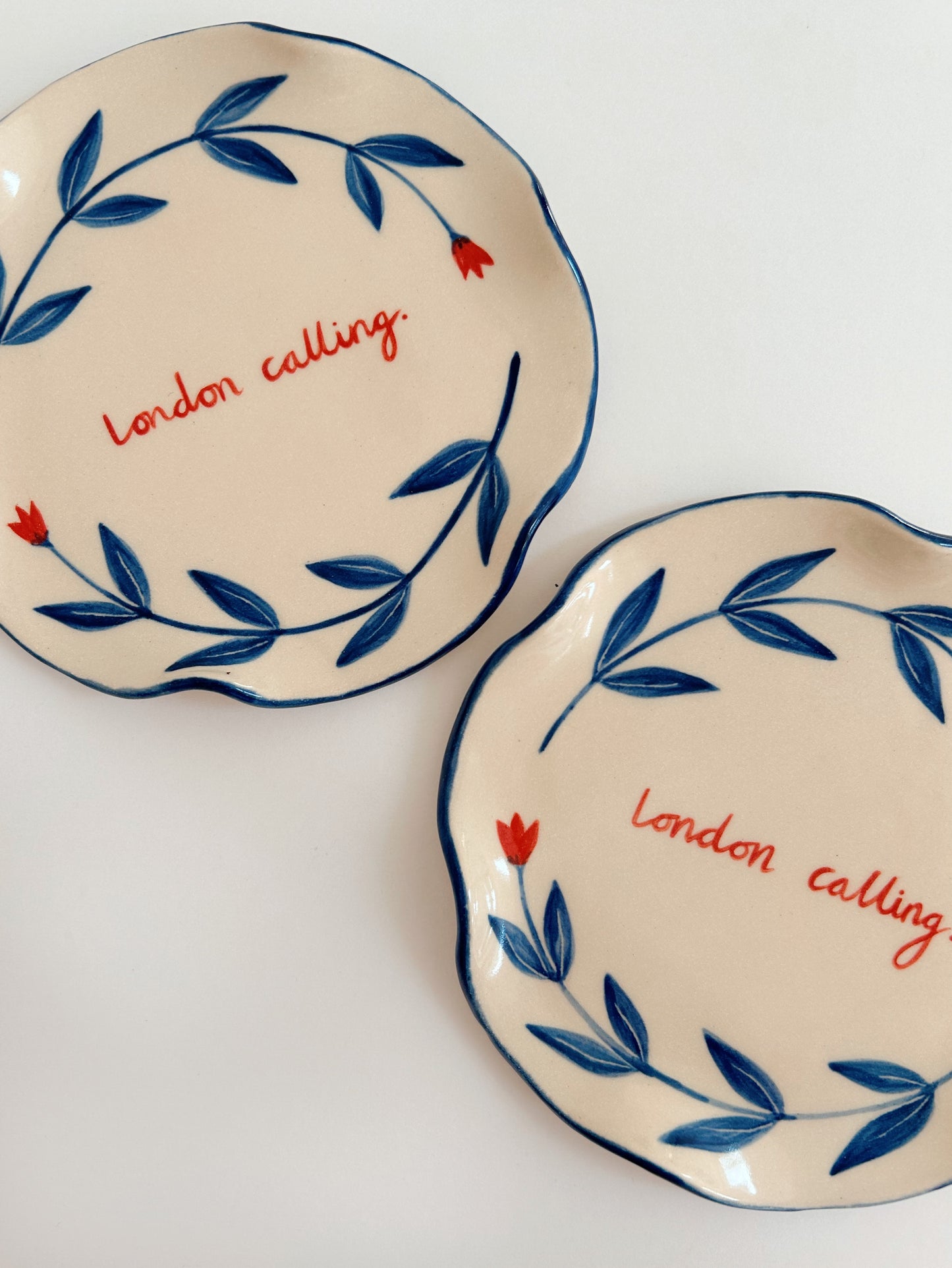 London Calling Stoneware Plate