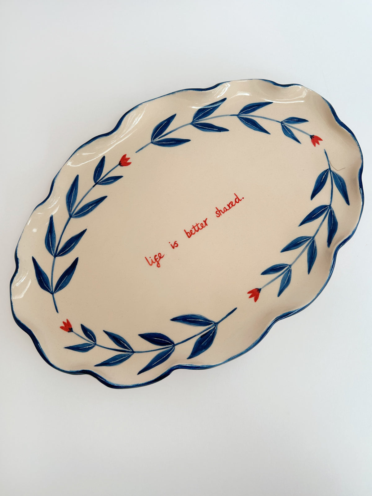 Life Is Better Shared Serving Platter