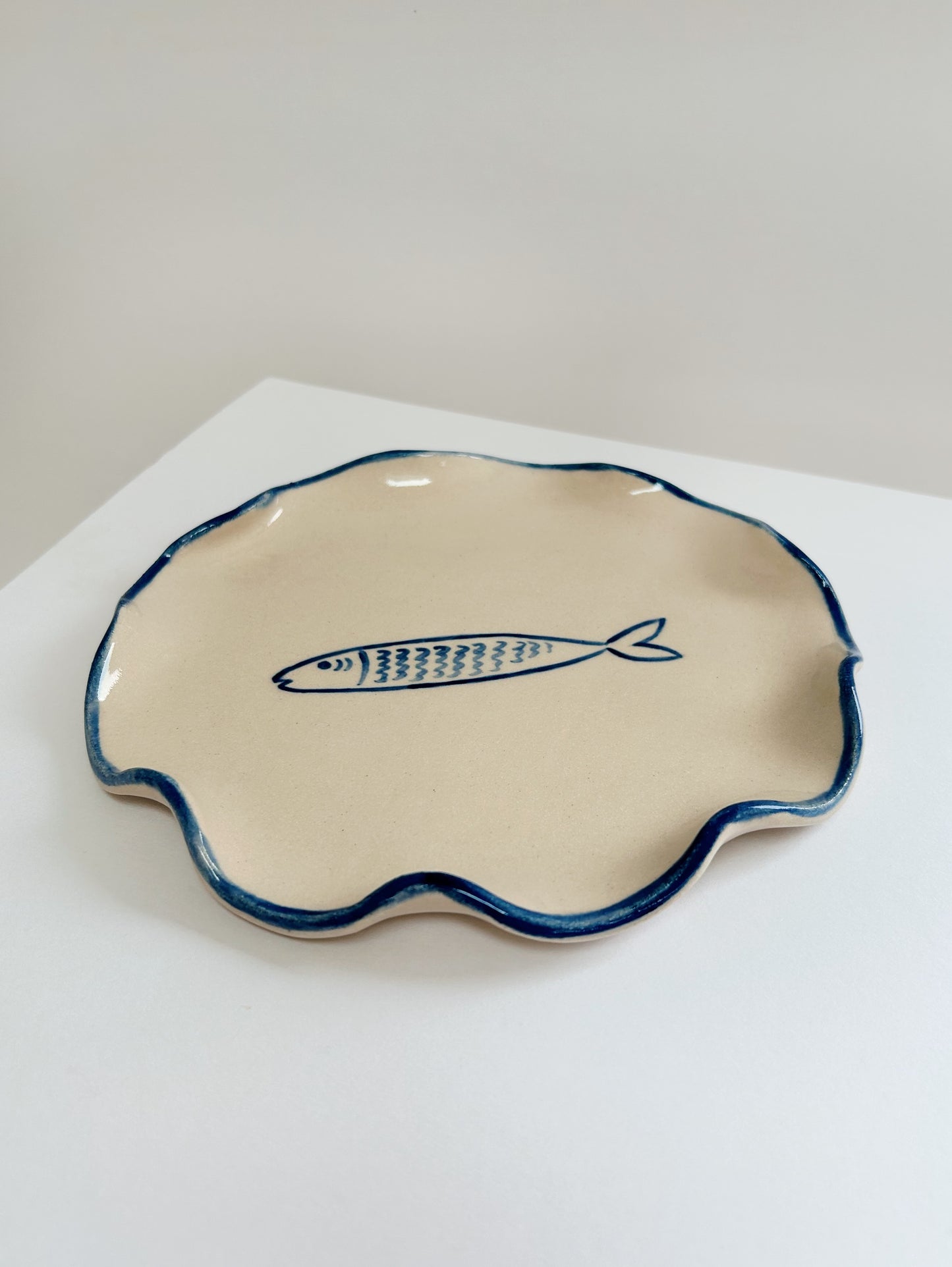 Sardine Stoneware Plate